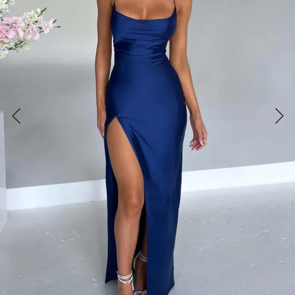 Misha Maxi Dress - Navy